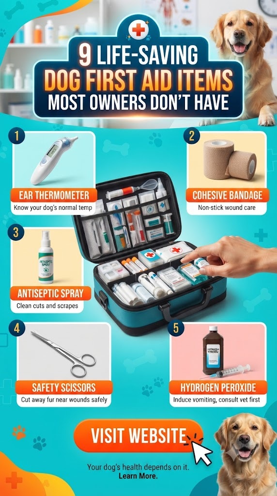 Dog First Aid Kit Checklist – 9 Items You’re Missing