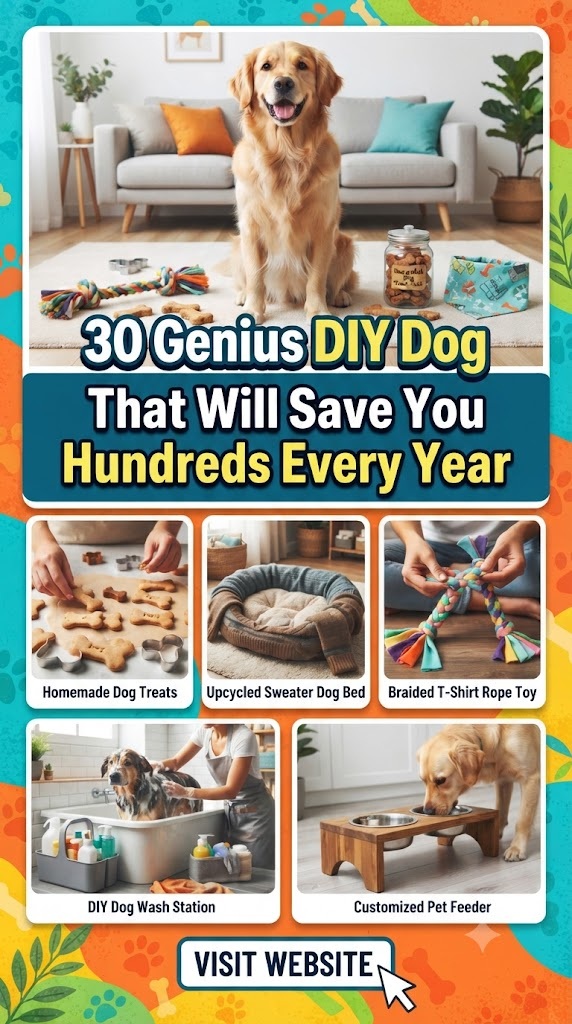 30 Genius DIY Hacks to Save Money on Dog Supplies