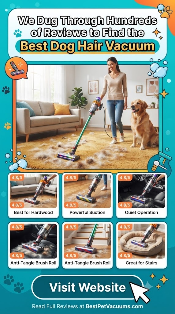 The Best Vacuum for Dog Hair in 2026 (We Dug Through 100s)