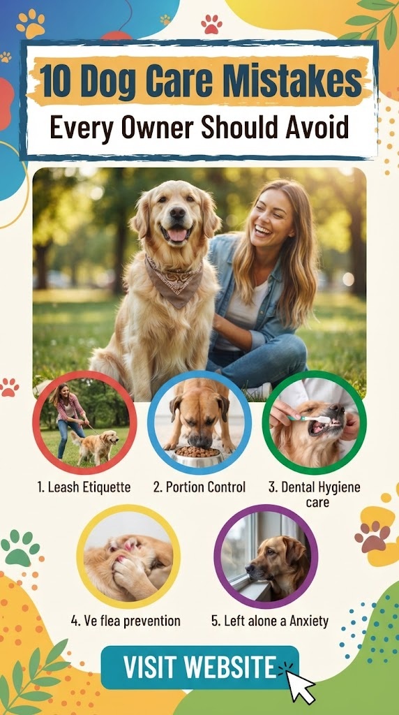 10 Dog Care Mistakes Every Owner Should Avoid